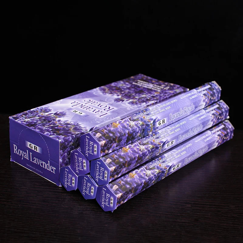 20 Sticks Indian Incense – White Sage, Lavender & Aromatherapy Scents