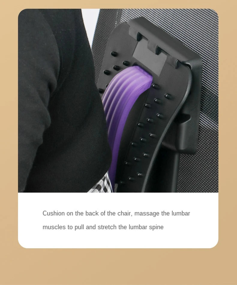 Lumbar Stretching & Spine Alignment Device for Back Relief