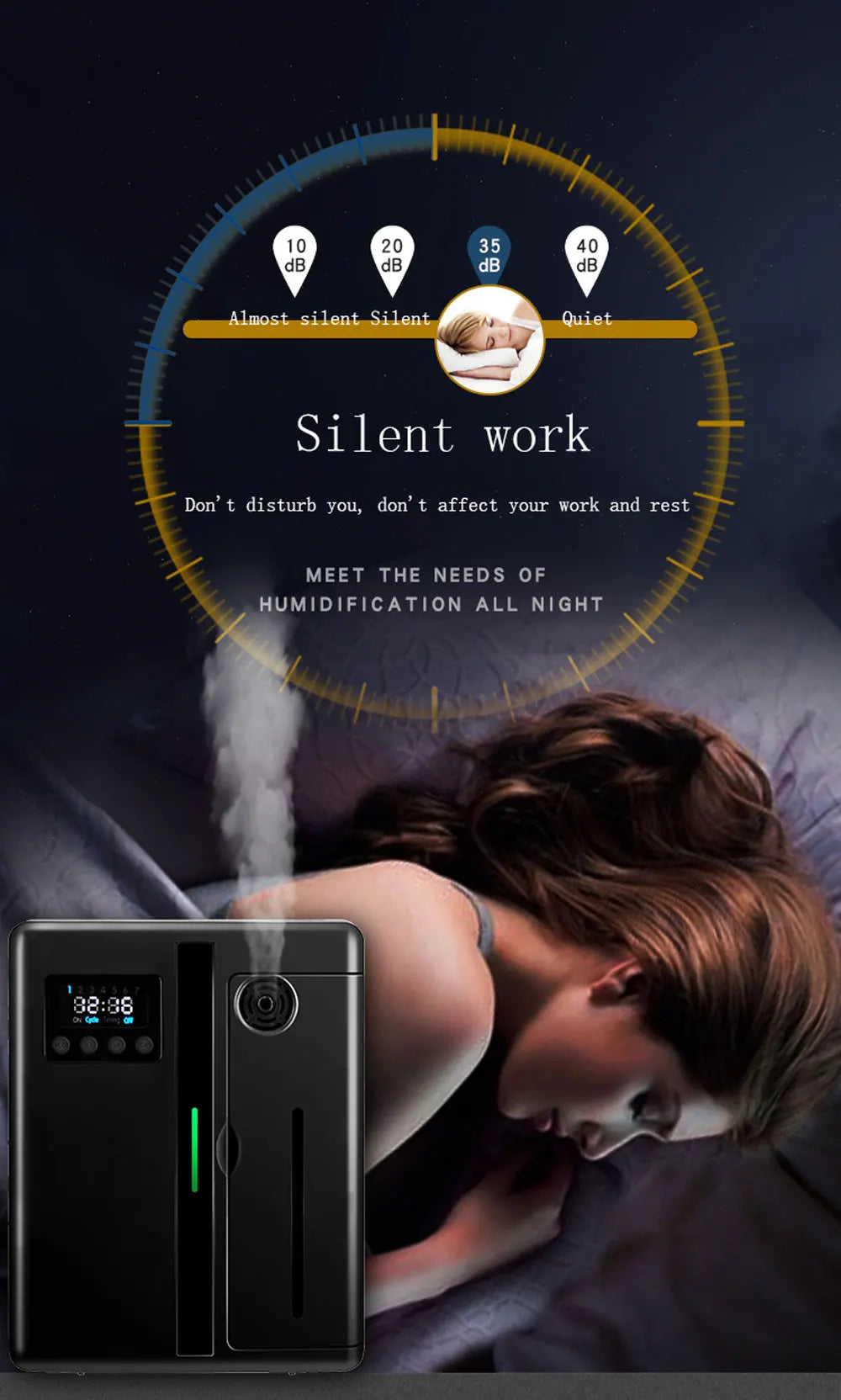 Wall-Mounted Bluetooth Essential Oil Diffuser – Hotel & Home Air Freshener