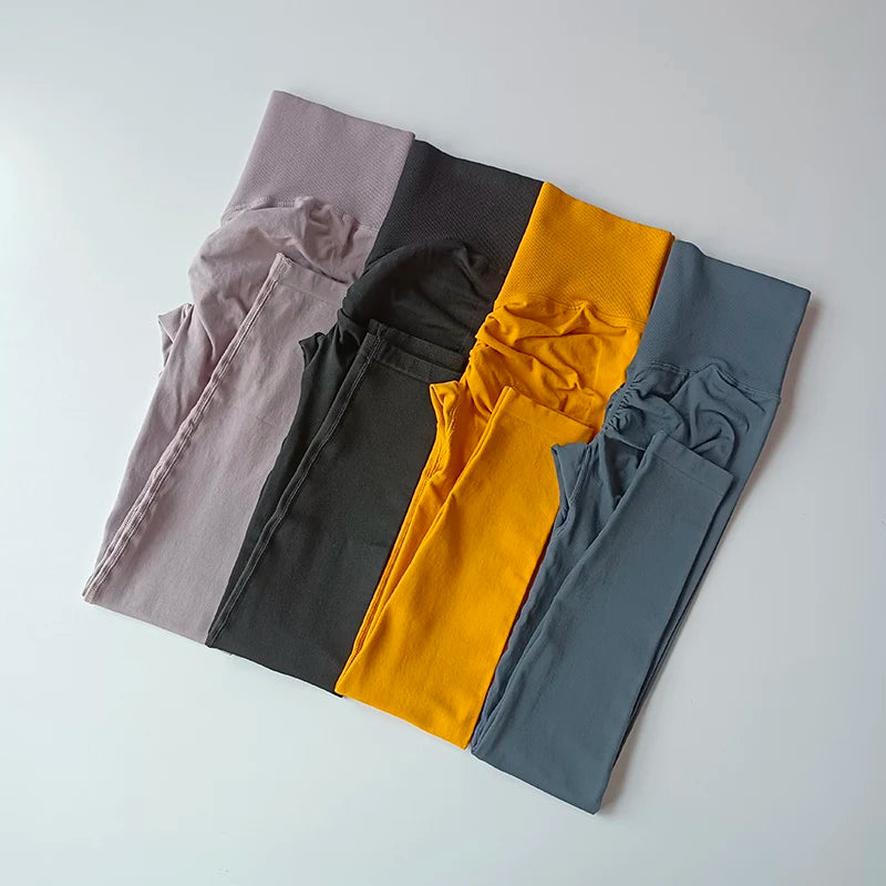 Women’s High-Waist Yoga Leggings – Seamless Push-Up Fitness Pants