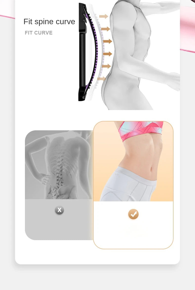 Lumbar Stretching & Spine Alignment Device for Back Relief