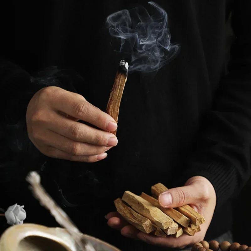 Palo Santo Incense Sticks – 10pcs Natural Aromatherapy & Meditation