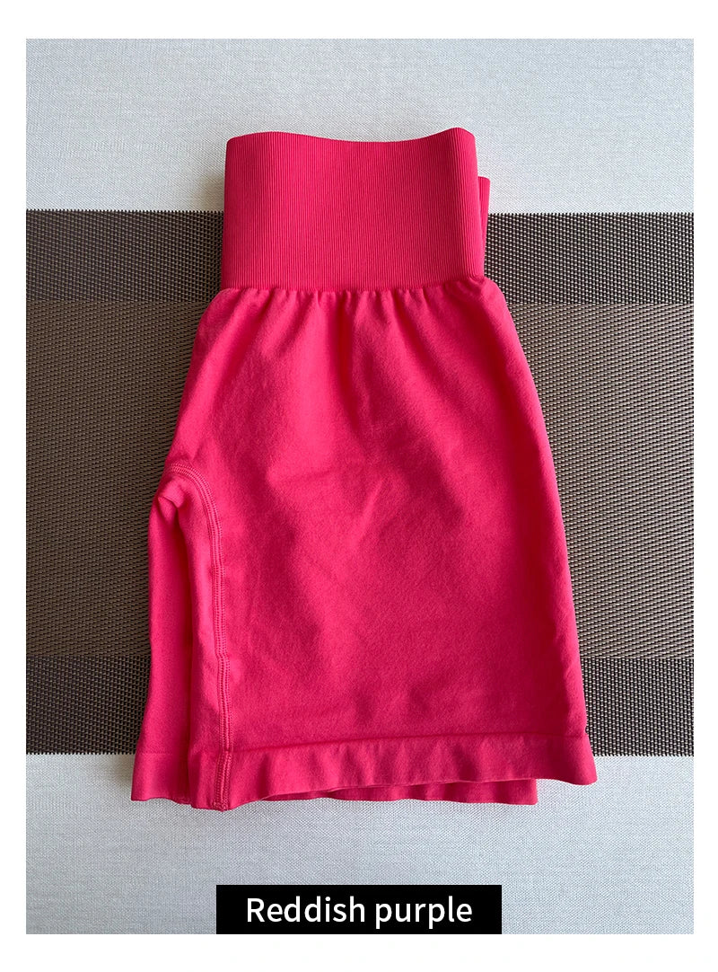 TKITK Women’s Seamless Spandex Shorts – Soft Workout & Yoga Tights