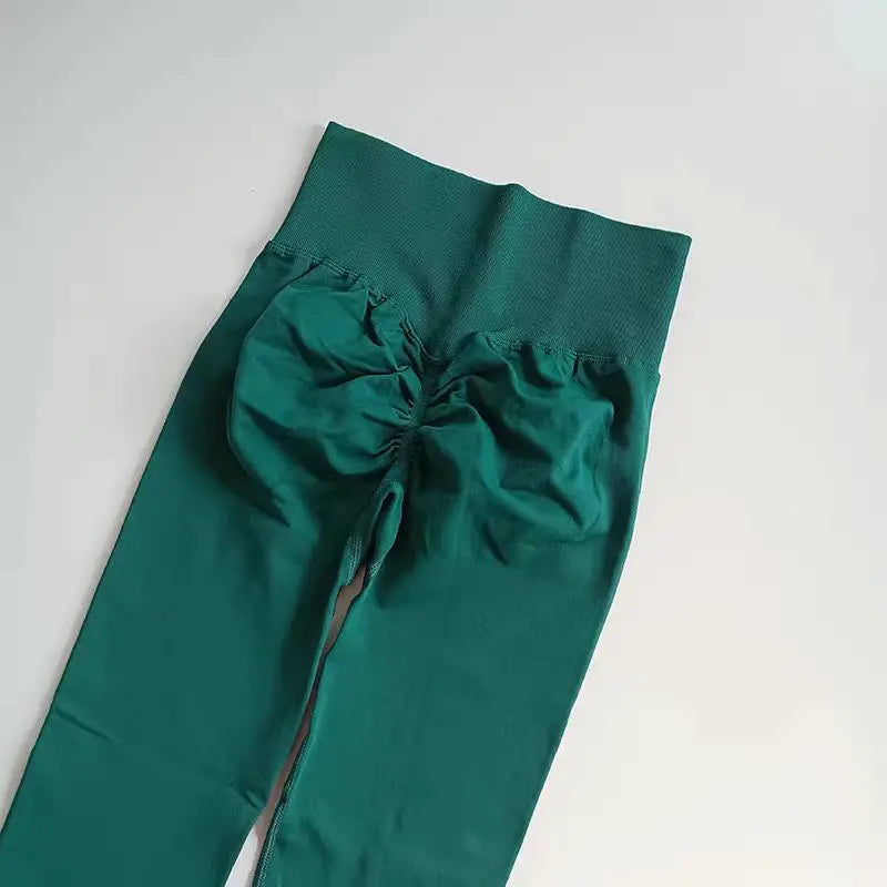 Women’s High-Waist Yoga Leggings – Seamless Push-Up Fitness Pants