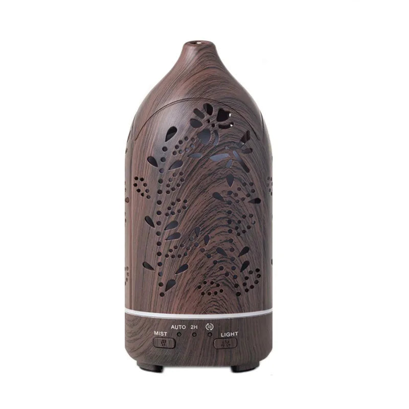 100ml Ultrasonic Essential Oil Diffuser – LED Lights & Adjustable Mist