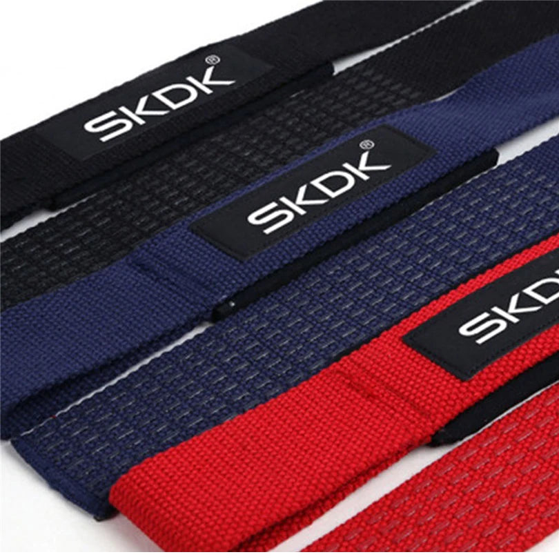 Weightlifting Straps Dropshipping 1 Pair Lifting Wrist Anti-Slip Silicone Strength Training Strap Hand Grips Wrist Support
