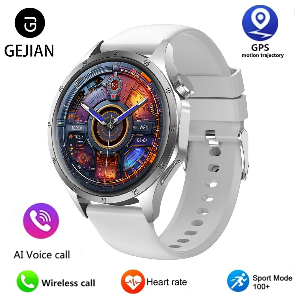 Men’s Smartwatch – 360×360 AMOLED GPS NFC & Bluetooth Call