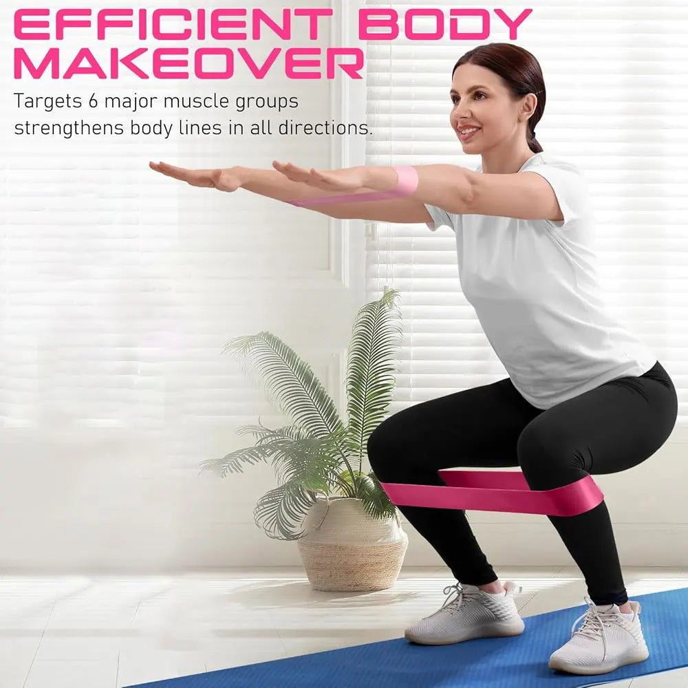 Resistance Bands Set – Elastic Exercise & Yoga Stretch Bands