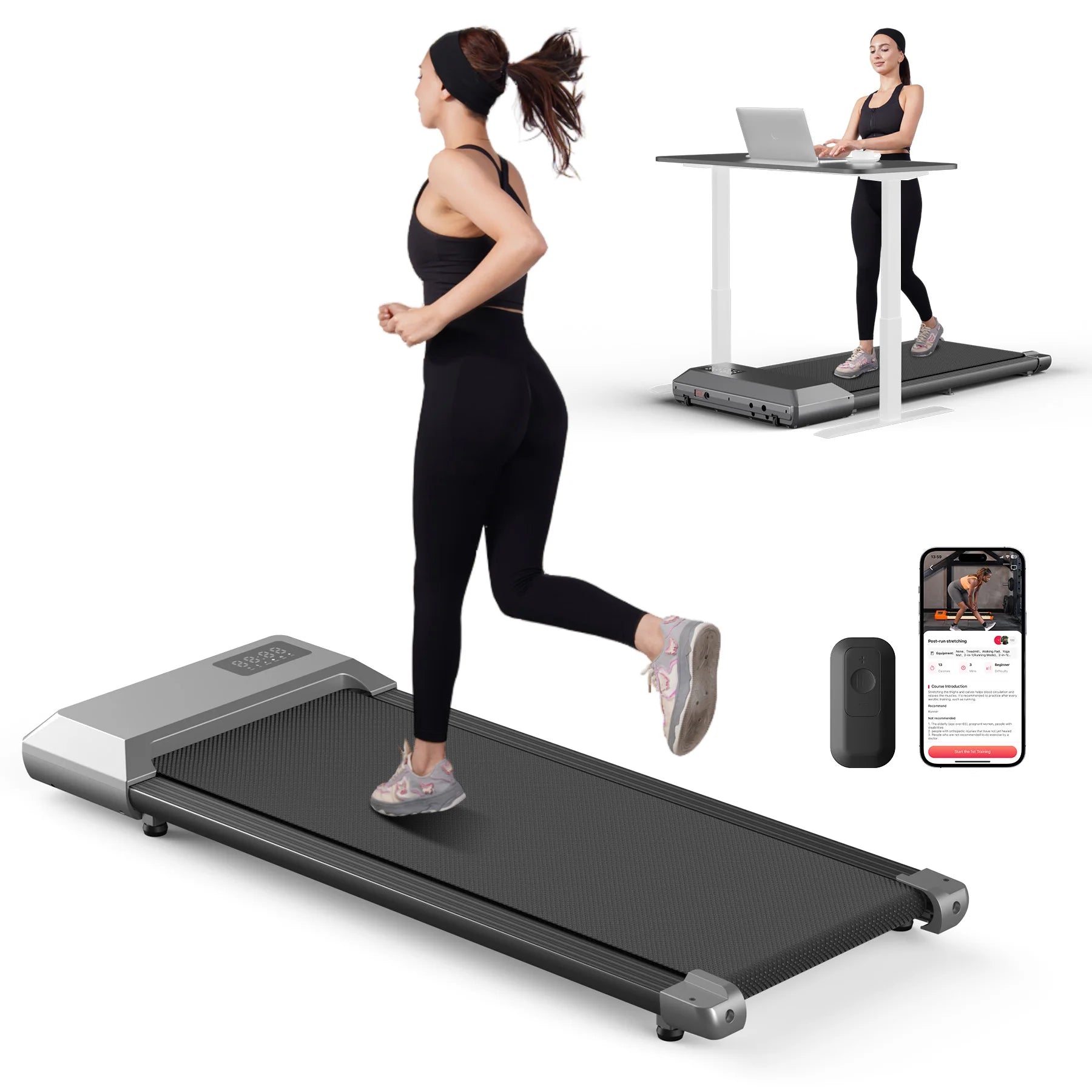 300lbs Home Treadmill – 2.5HP Walking & Running Fitness Machine