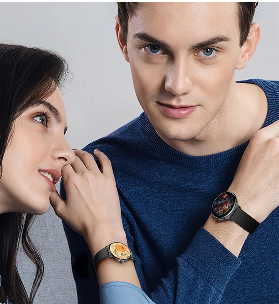 Ultra-Slim AMOLED Smartwatch – Heart Rate & BT Calling for Women