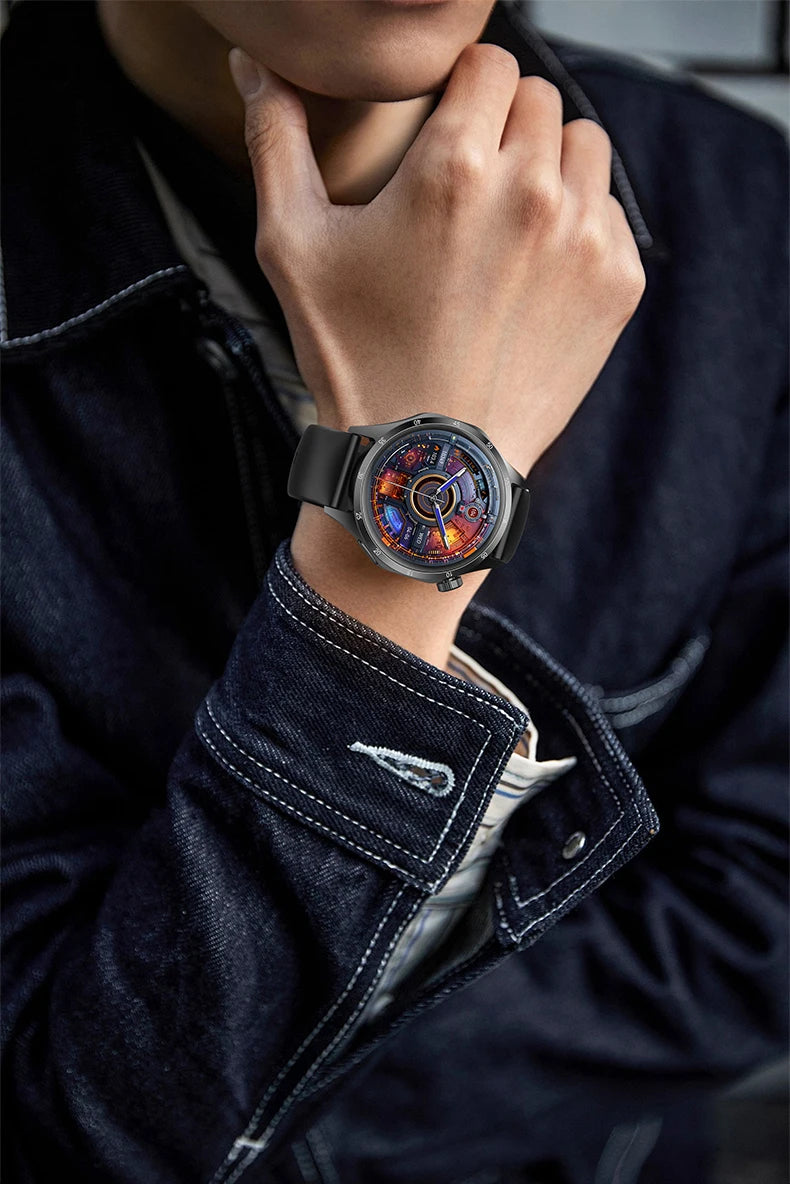 Men’s Smartwatch – 360×360 AMOLED GPS NFC & Bluetooth Call