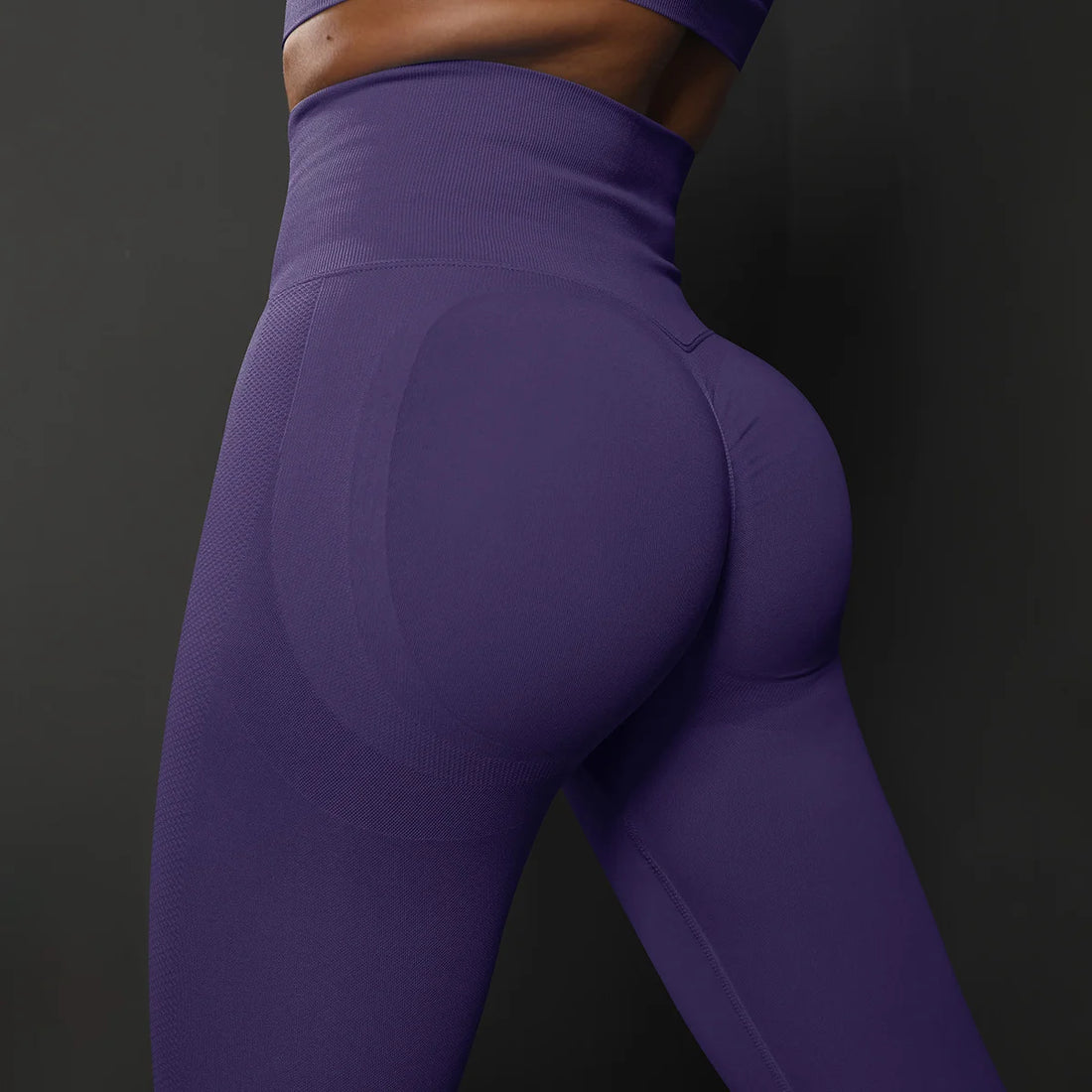 Women’s High-Waist Yoga Leggings – Seamless Push-Up Fitness Pants