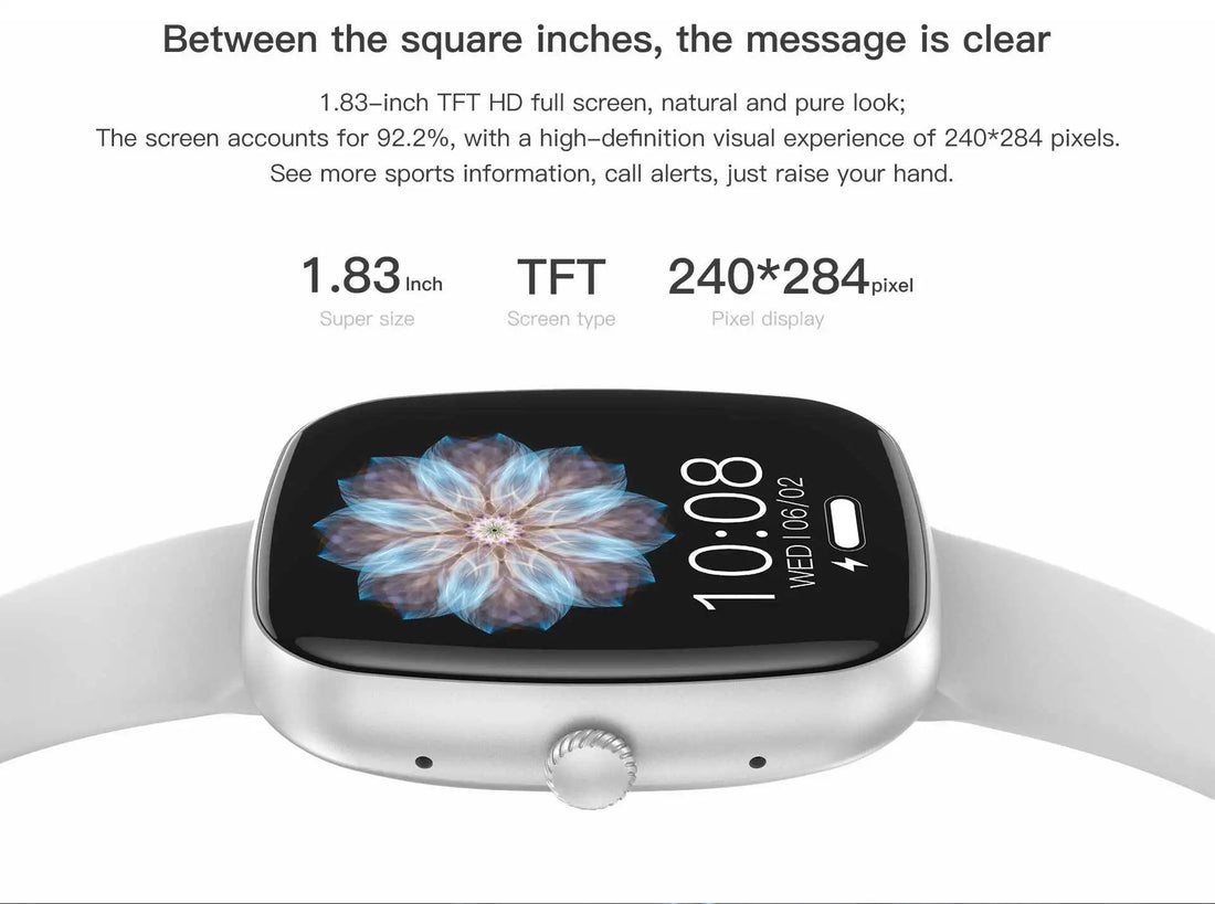 Z139 Women’s Sports Smartwatch – 1.83” TFT Screen with Health Monitor