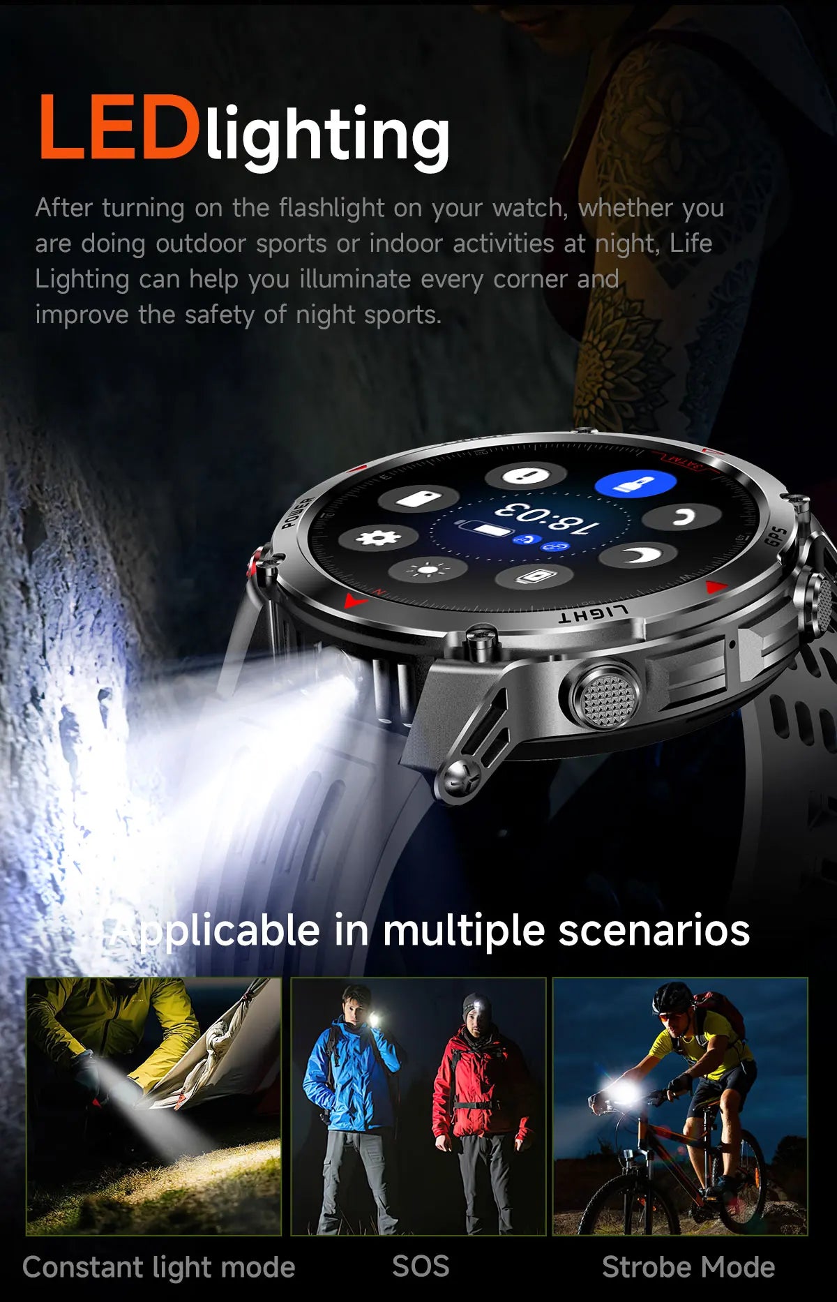 Military T-Rex 3 Smartwatch