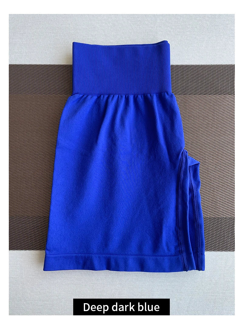 TKITK Women’s Seamless Spandex Shorts – Soft Workout & Yoga Tights