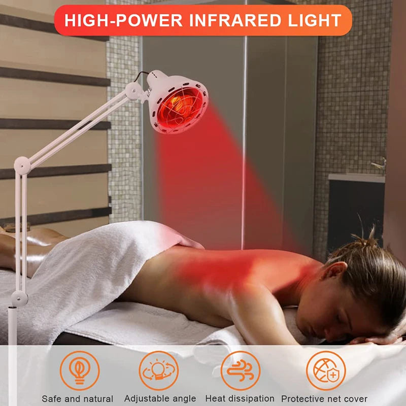 Infrared Therapy Heat Lamp 100W/150W for Pain Relief