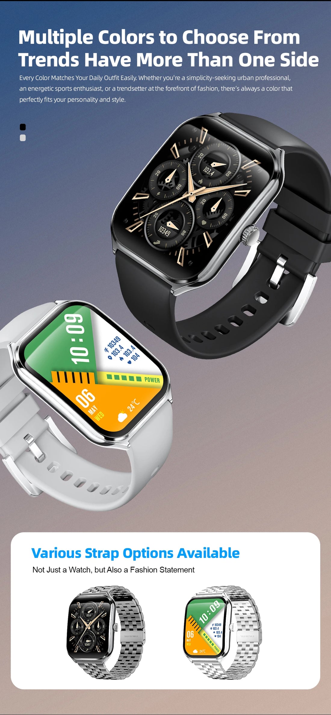 1.96" AMOLED Smartwatch