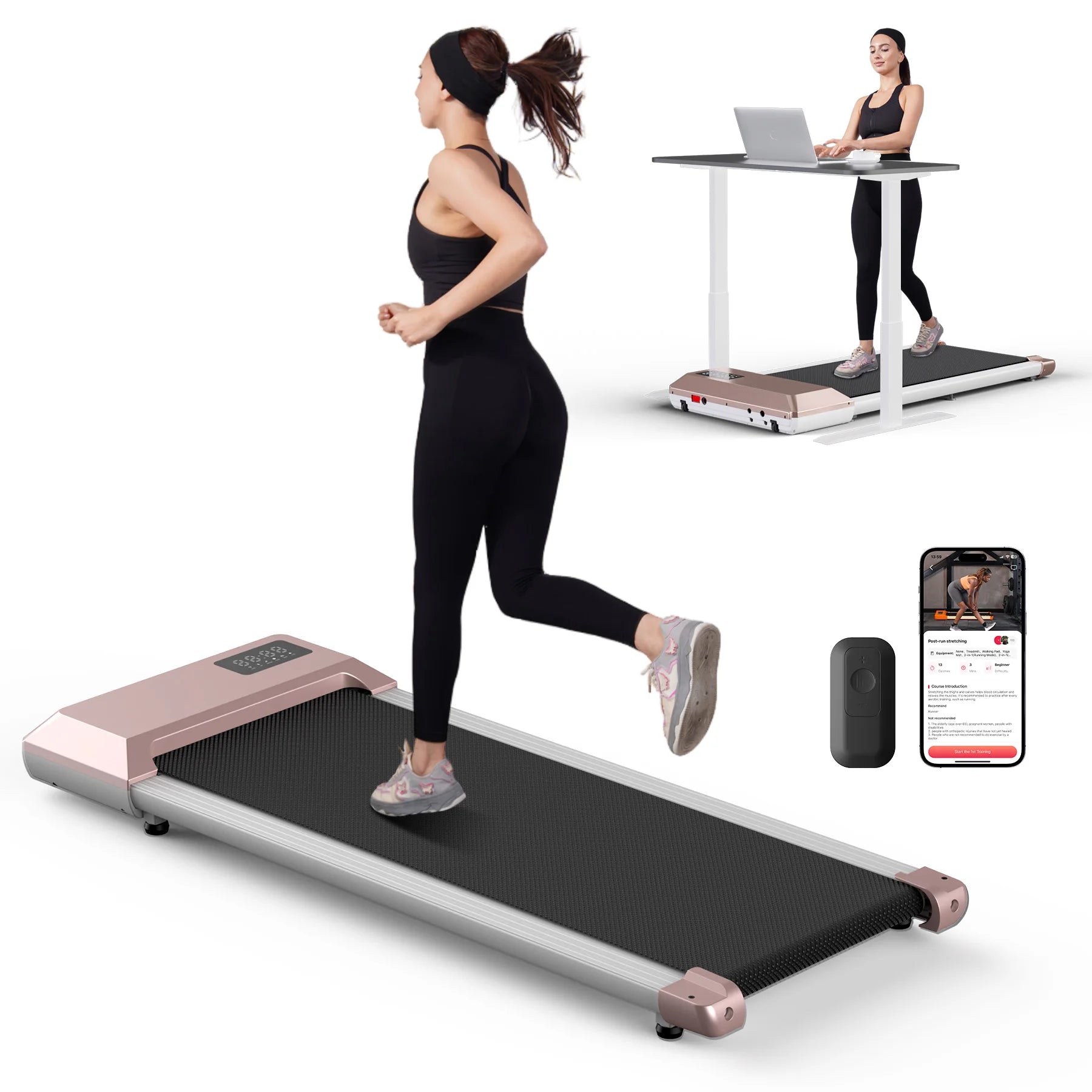 300lbs Home Treadmill – 2.5HP Walking & Running Fitness Machine