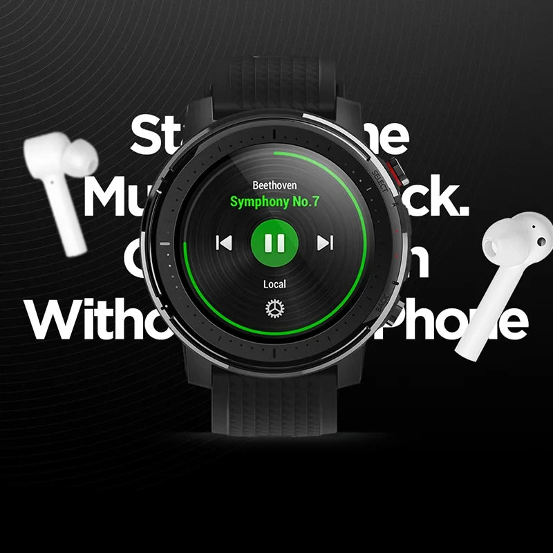 Amazfit Stratos 3 Smartwatch – GPS, Bluetooth & 5ATM Waterproof