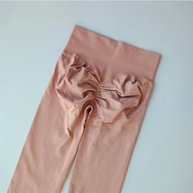 Women’s High-Waist Yoga Leggings – Seamless Push-Up Fitness Pants