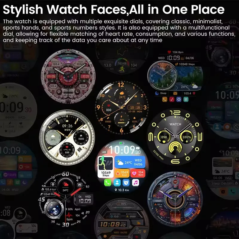GT5 Pro Smartwatch – Men’s AMOLED GPS Heart Rate & Bluetooth Call