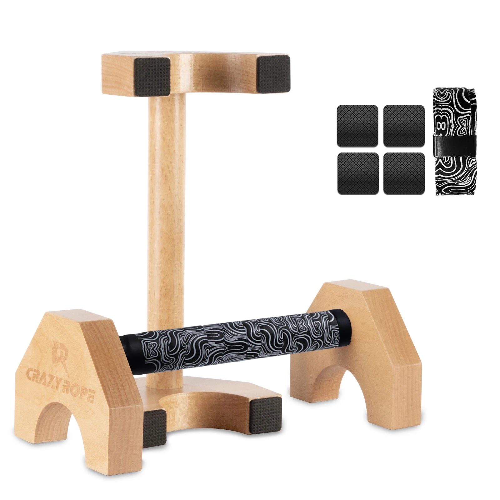 Wooden Push-Up Bar Stands – Fitness & Bodybuilding Training Rack
