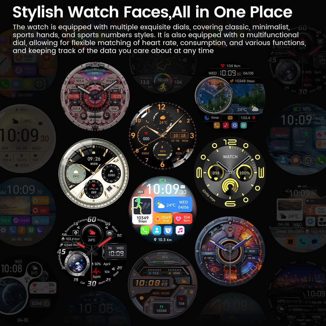 GT5 Pro Smartwatch – Men’s AMOLED GPS Heart Rate & Bluetooth Call