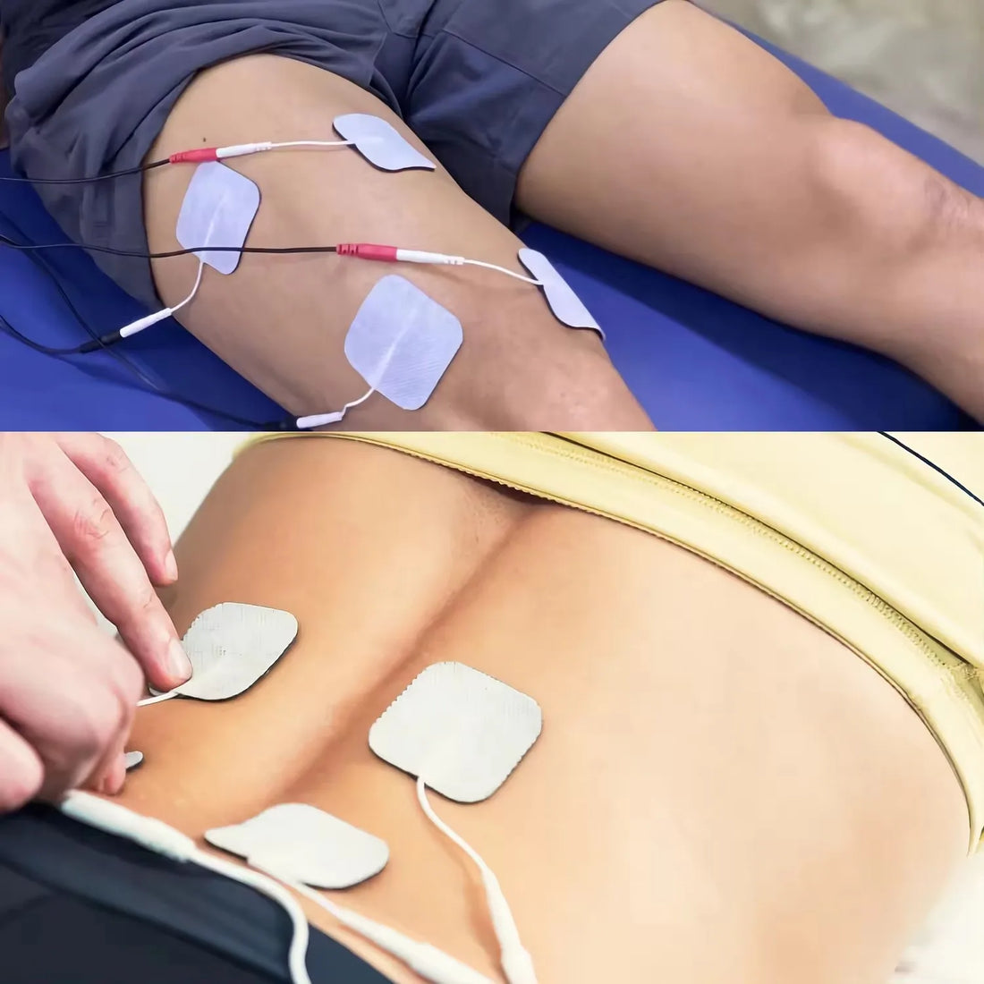 4-in-1 EMS TENS IFT RUSS Electric Muscle Stimulator Device