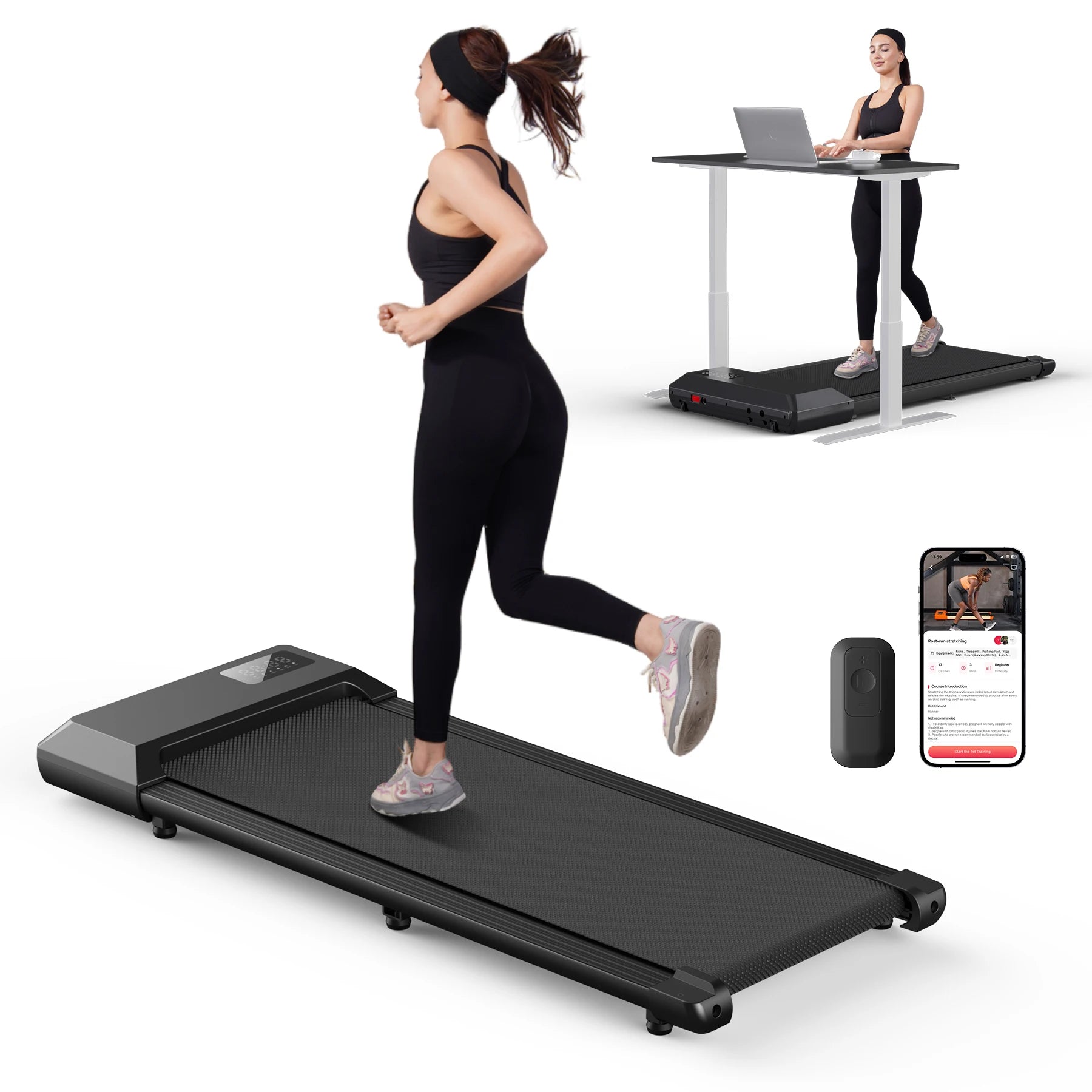 300lbs Home Treadmill – 2.5HP Walking & Running Fitness Machine