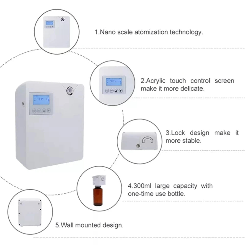 Smart Aroma Diffuser – Home & Hotel Room Fragrance with App Control