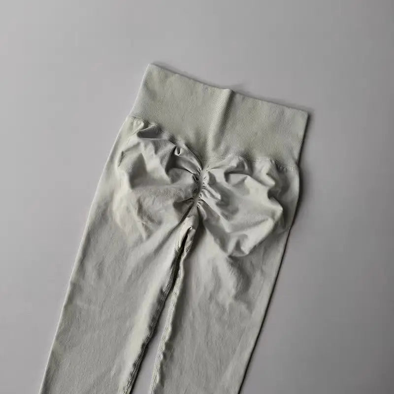 Women’s High-Waist Yoga Leggings – Seamless Push-Up Fitness Pants