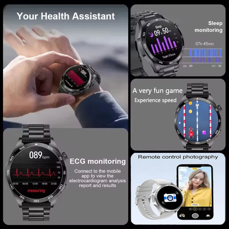 Men’s Smartwatch – 360×360 AMOLED GPS NFC & Bluetooth Call