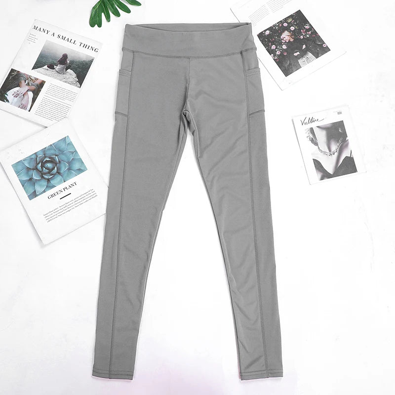 Women’s Pocketed Gym Leggings – Stretchy Yoga & Running Pants