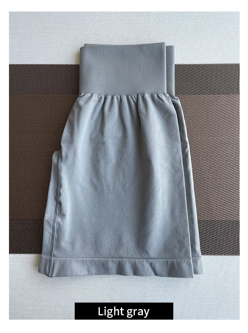 TKITK Women’s Seamless Spandex Shorts – Soft Workout & Yoga Tights