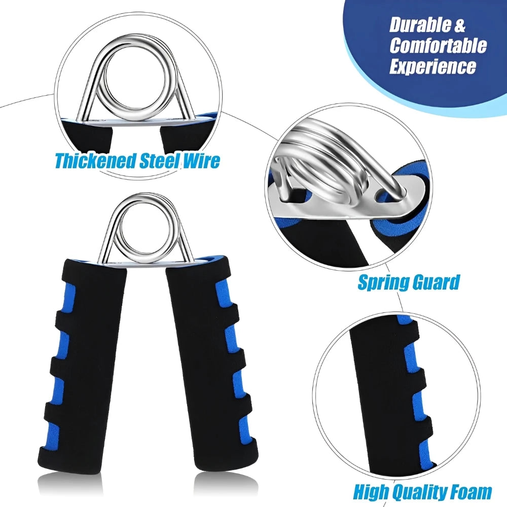 Spring Hand Grip Finger Strength Trainer Power Exerciser Sponge Forearm Strengthener Carpal Expander Sport Muscle Training