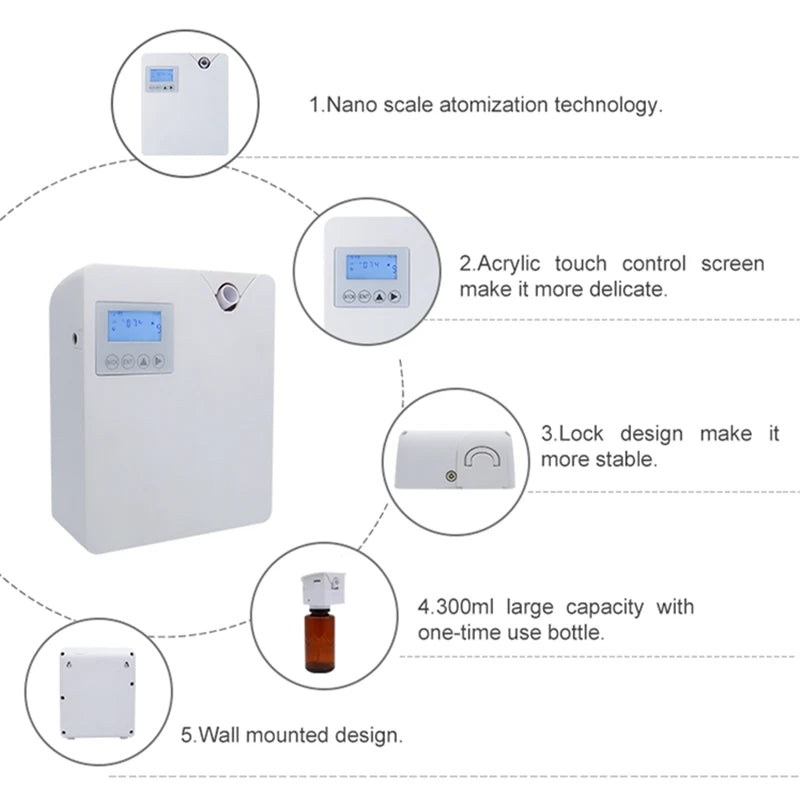 Smart Aroma Diffuser – Home & Hotel Room Fragrance with App Control