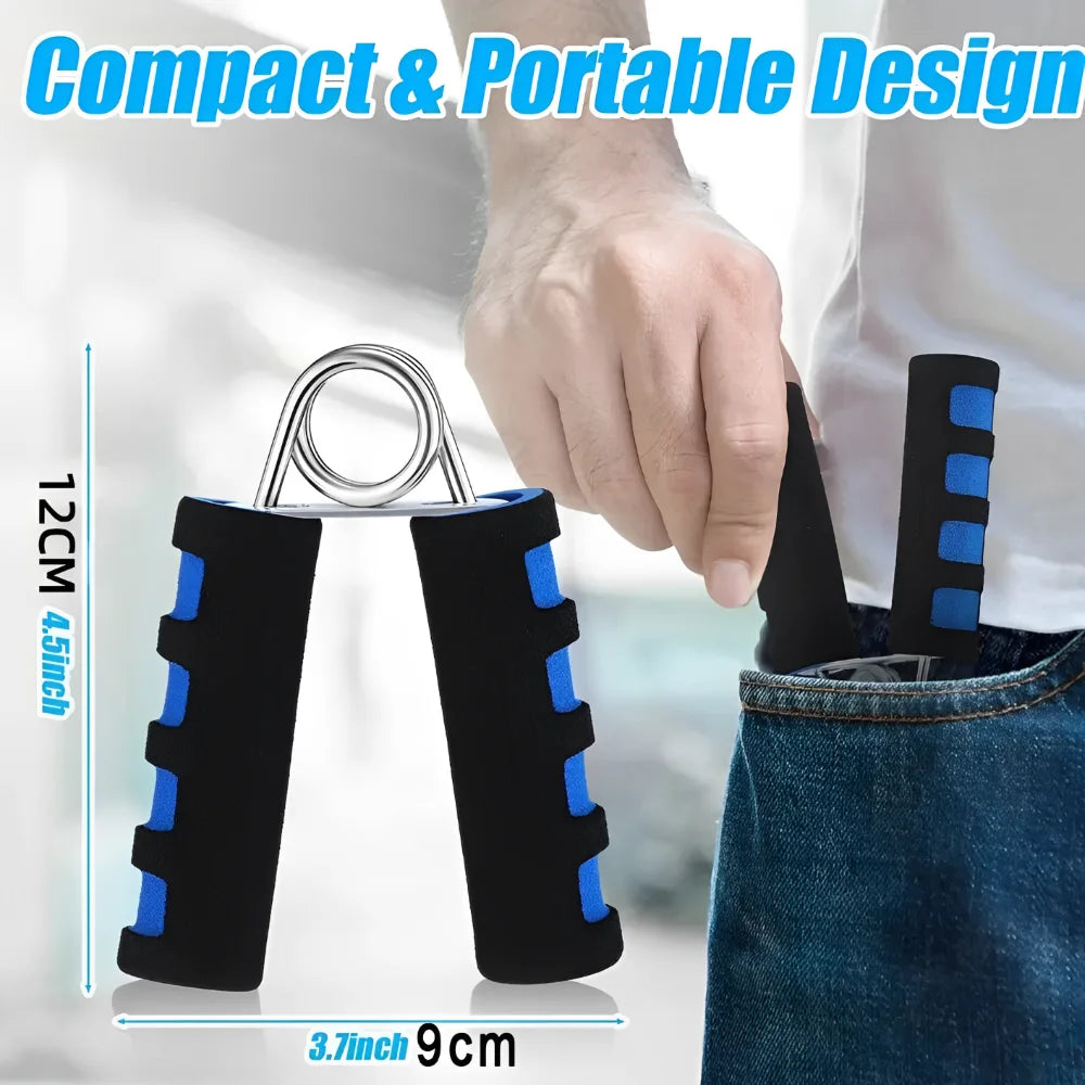 Spring Hand Grip Finger Strength Trainer Power Exerciser Sponge Forearm Strengthener Carpal Expander Sport Muscle Training