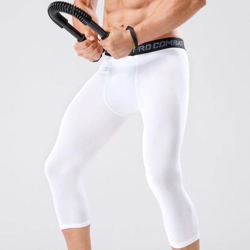 Men’s Compression Sports Leggings – Quick-Dry Running & Training Pants