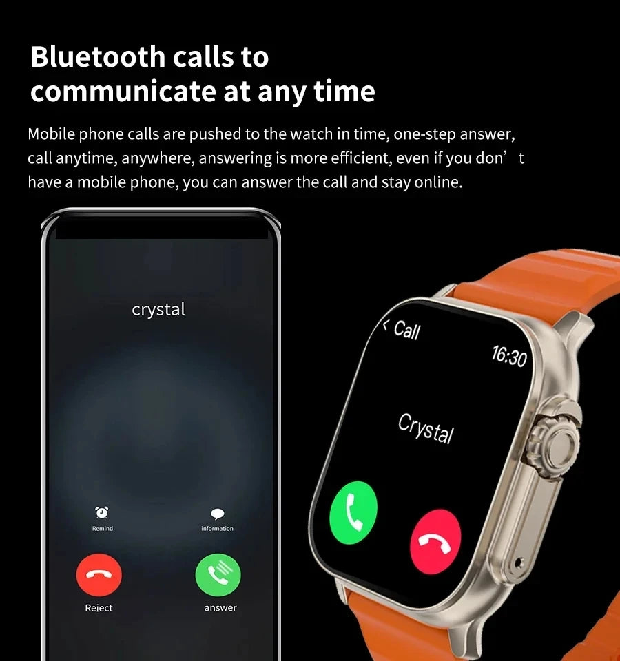 T900 Ultra 2 Smartwatch – 49mm Bluetooth Call, Music & NFC