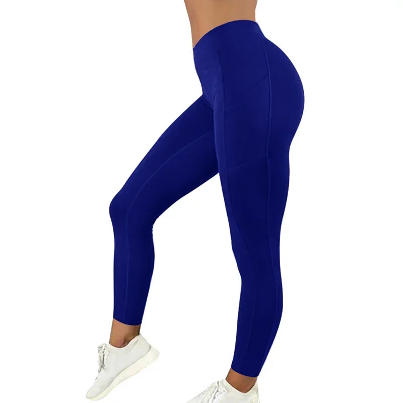 Women’s Pocketed Gym Leggings – Stretchy Yoga & Running Pants