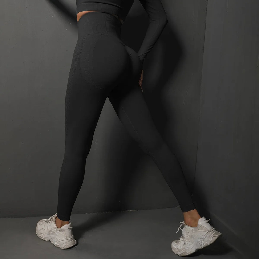 Women’s High-Waist Yoga Leggings – Seamless Push-Up Fitness Pants