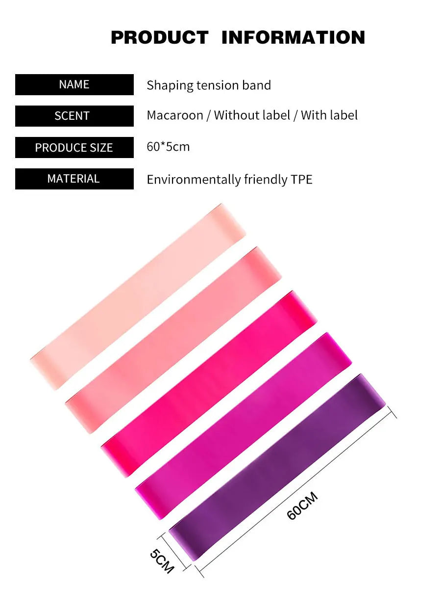 Resistance Bands Set – Elastic Exercise & Yoga Stretch Bands