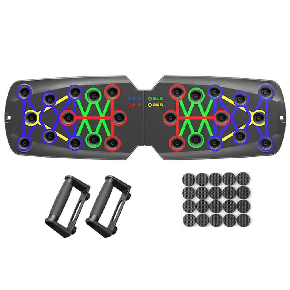 Foldable Push-Up Training Board – Portable Multi-Function Fitness Equipment