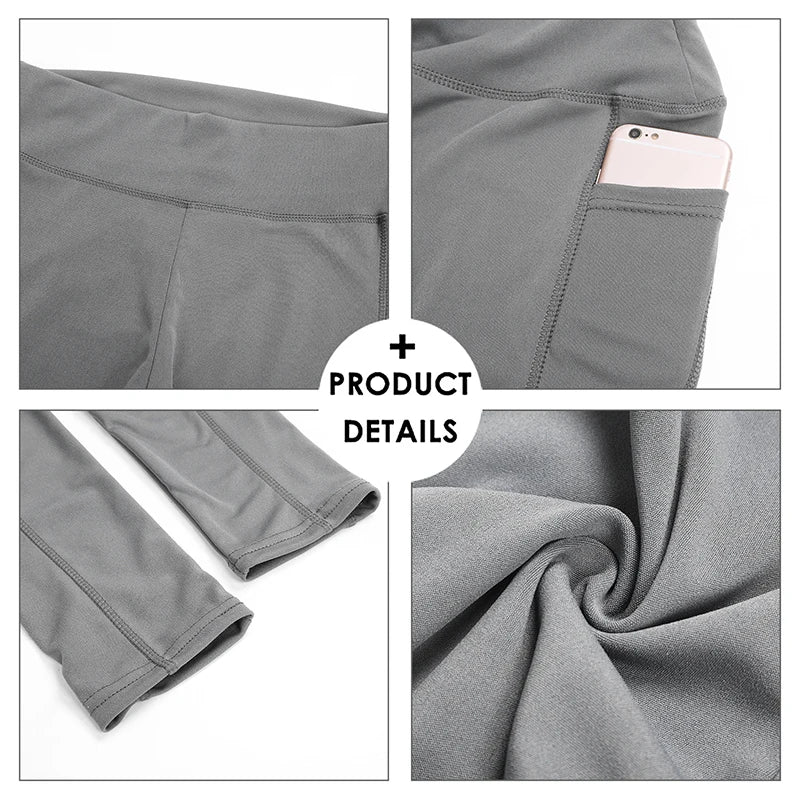 Women’s Pocketed Gym Leggings – Stretchy Yoga & Running Pants