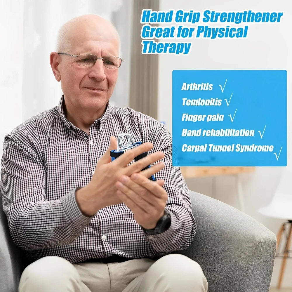 Spring Hand Grip Finger Strength Trainer Power Exerciser Sponge Forearm Strengthener Carpal Expander Sport Muscle Training