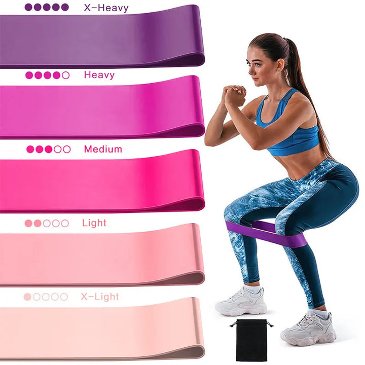 Resistance Bands Set – Elastic Exercise & Yoga Stretch Bands