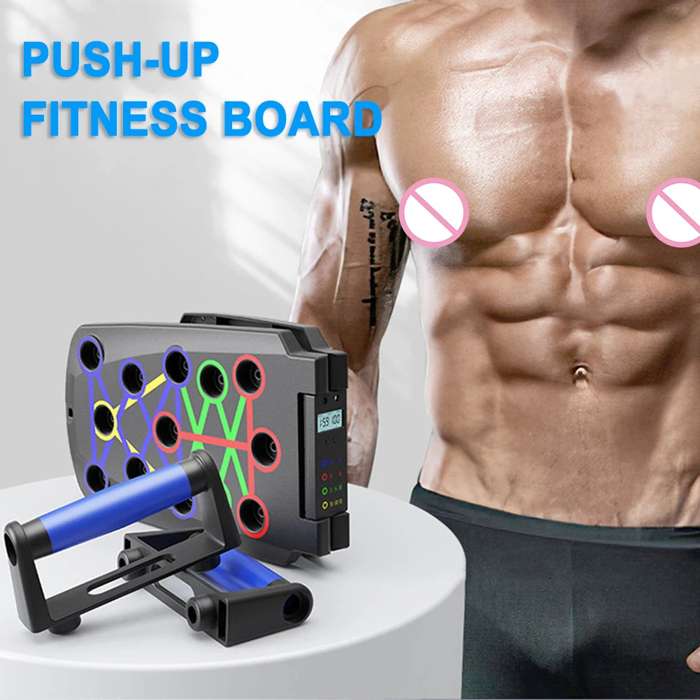 Foldable Push-Up Training Board – Portable Multi-Function Fitness Equipment