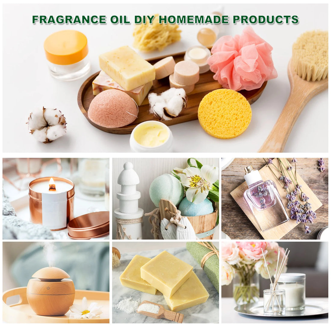 MAYJAM 35pcs Essential Oils Set – Diffuser, Candle & Air Freshener