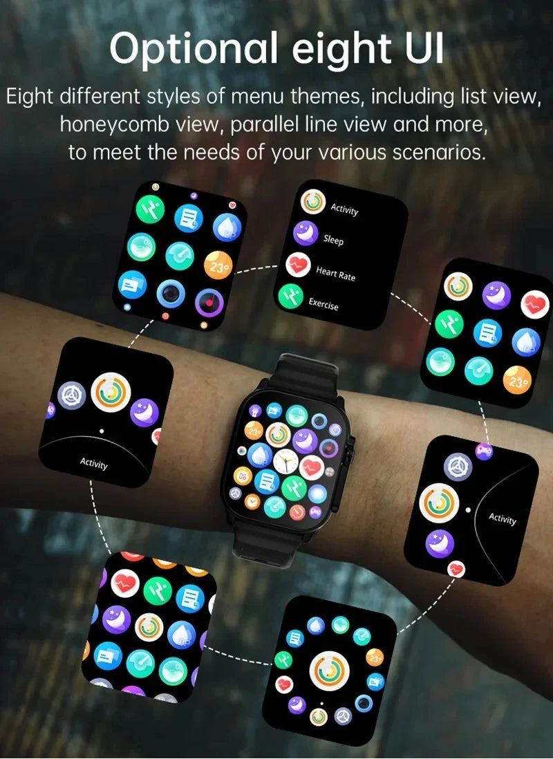 T900 Ultra 2 Smartwatch – 49mm Bluetooth Call, Music & NFC
