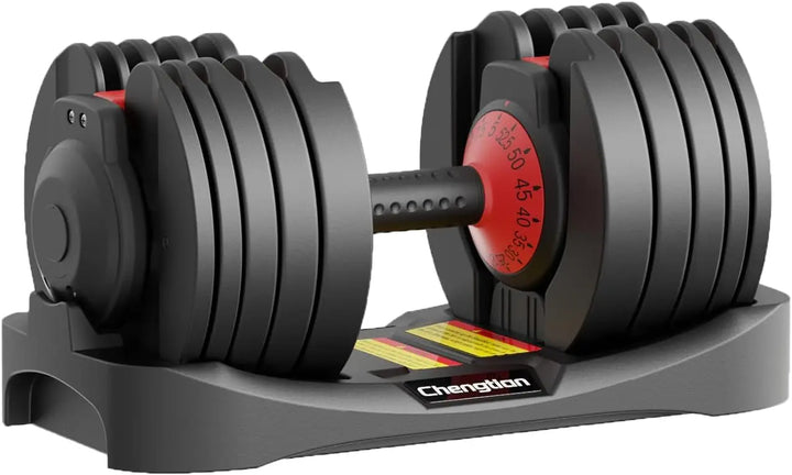 Adjustable Dumbbells 25/52.5 lbs – Full-Body Fitness Workout Set